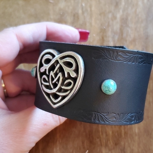 𝅺copy - Leather Handmade Cuffs and Bracelets - Picture 2 of 11